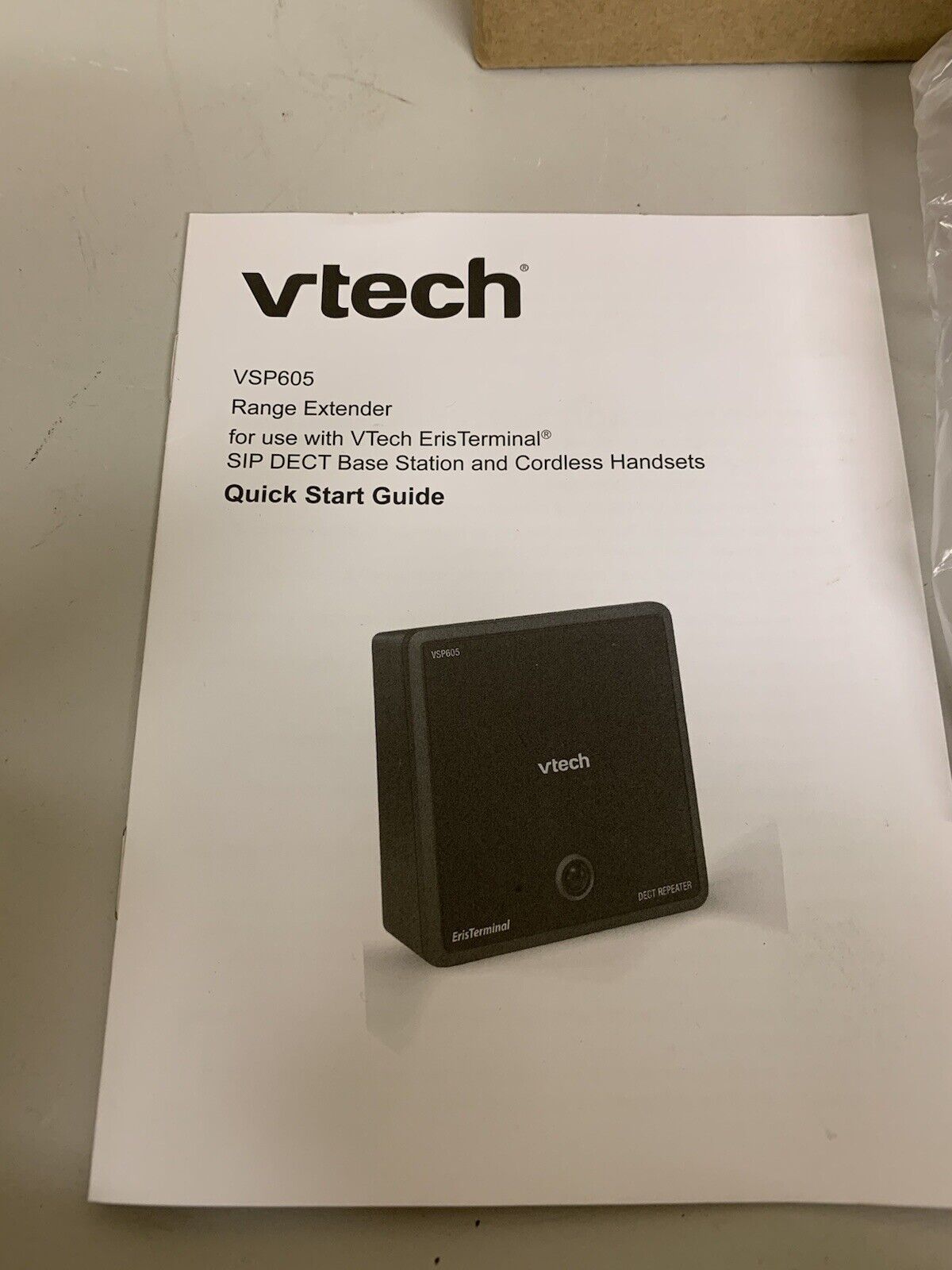 Vtech VSP605 ErisTerminal Range Extender with 2 Simultaneous Calls Per Repeater