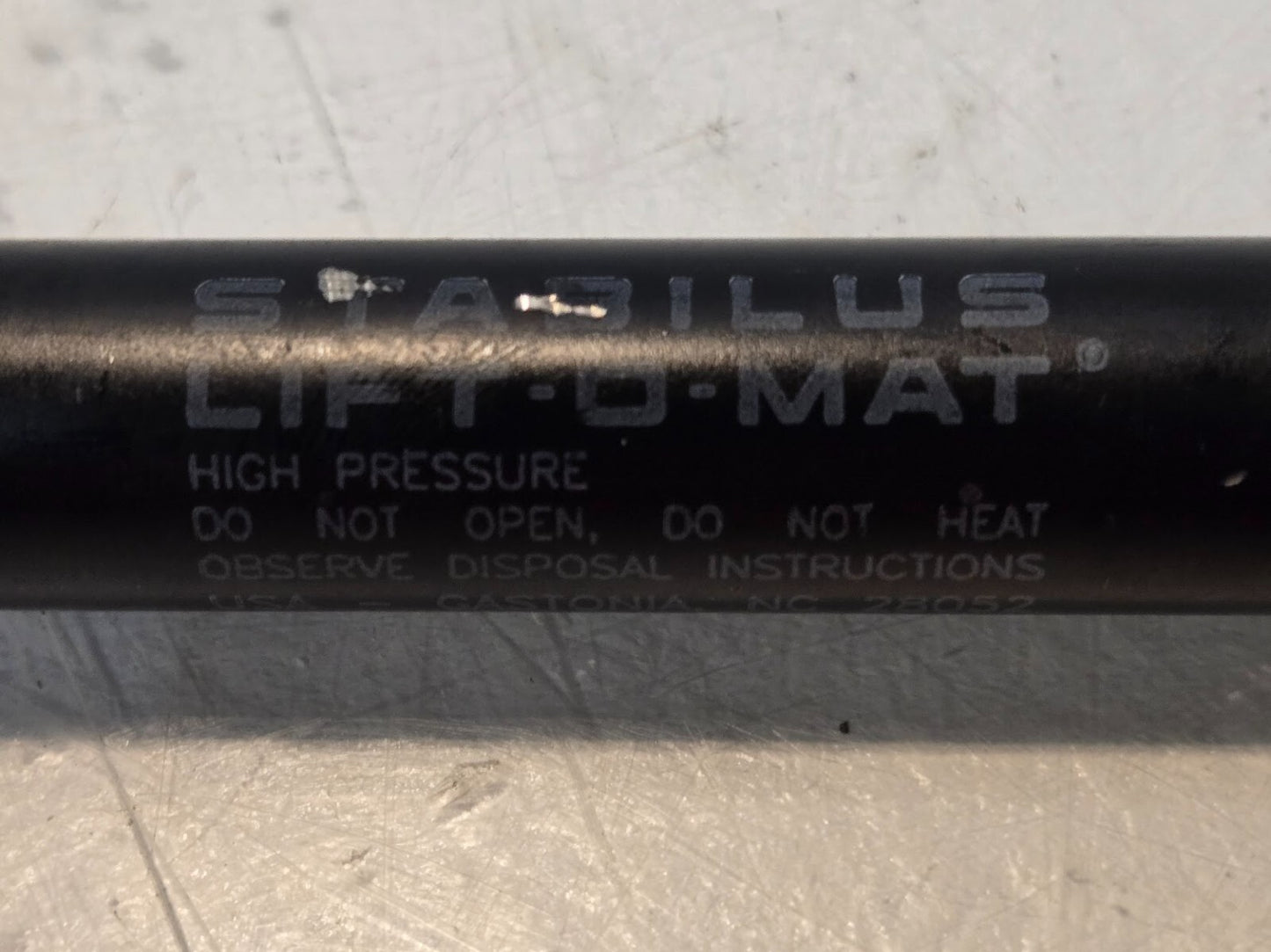 Stabilus Lift-O-Mat Gas Spring 752924 0500N 084/12 A 27 | 20" Long 18mm Diameter