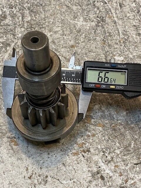 Starter Drive 12-Spline 19mm End 32mm Mid 67mm OD 5-1/4" Tall