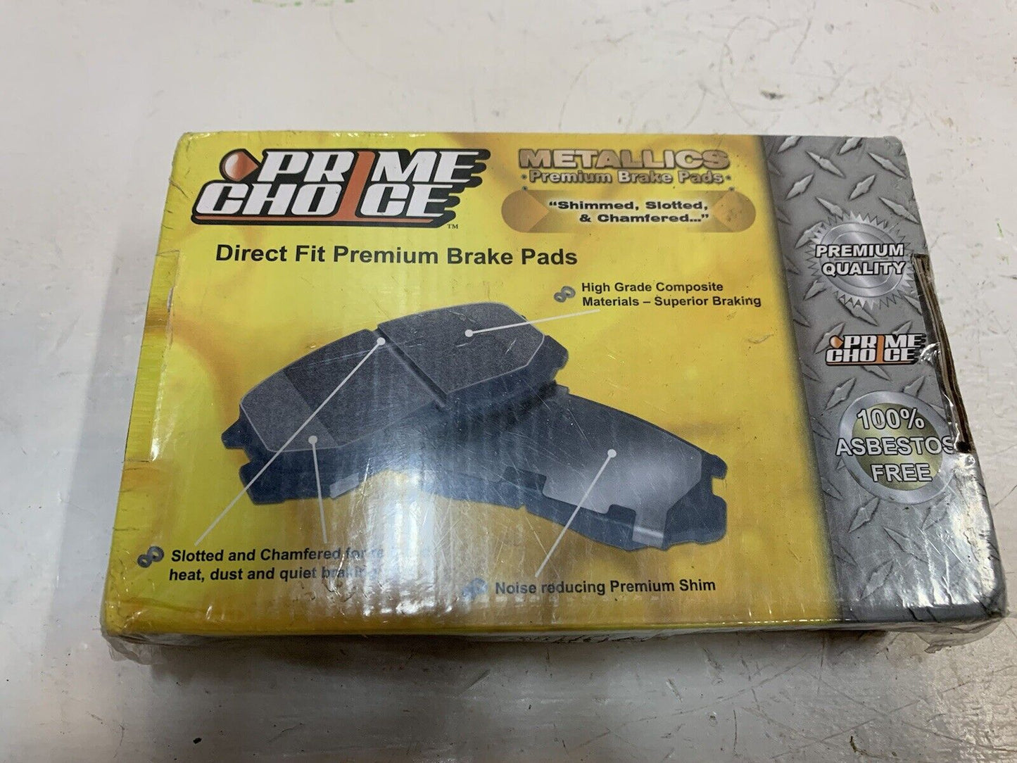 Prime Choice Auto Parts SMK721 New Front Semi Metallic Brake Pad Set