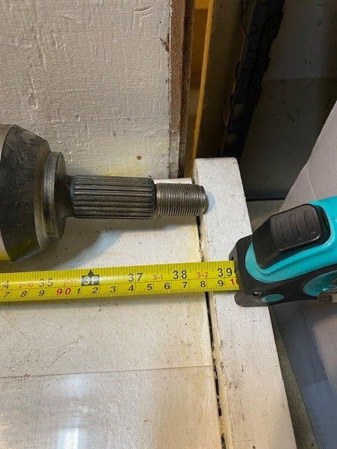 CV Axle Shaft XS41-3B436-CB E2634A 286-0060 | 26-Spline 38-1/2" Long 22mm Thread