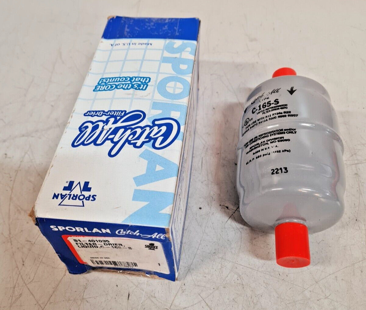 Sporlan Liquid Line Filter Drier S1-401035 | C-165-S