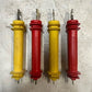 4 Pack of Red & Yellow Dare Old Faithful & Dare Rub'rgate Gate Handle