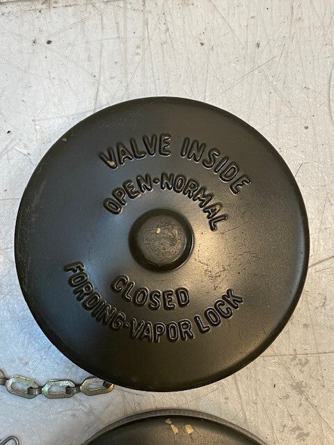 4 Quantity of Fuel Tank Caps for Military Fording-Vapor Lock 4-3/8" OD (4 Qty)