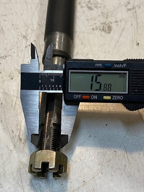 Driveshaft Propeller PTO Shaft 21" Long 16mm Thread 26mm OD 10-Spline 22mm