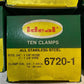 8 Boxes of 10 Each Ideal 6720-1 Stainless Steel Clamps 3/4" - 1-3/4" (80 Qty)