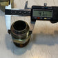 4 Qty of Hydraulic Triple-Lok Flare Adapters 2-3/8" L 41mm Thread 27mm ID -4 Qty