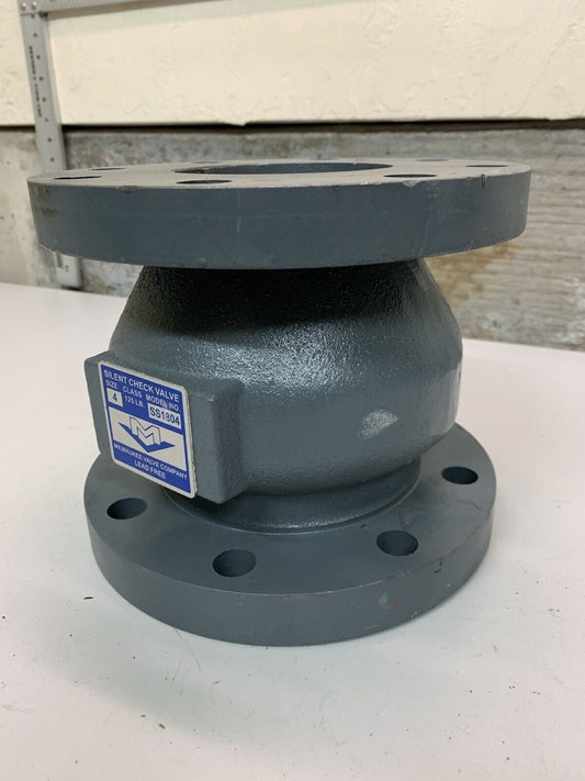 Milwaukee SS1804, 4” Silent Check Valve Flanged, 125Lb Class