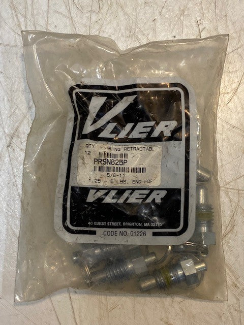 Bag of 12 Vlier PRSN625P Ring Retractables 5/8"-11 Thread Size 1.25 - 5 lbs.