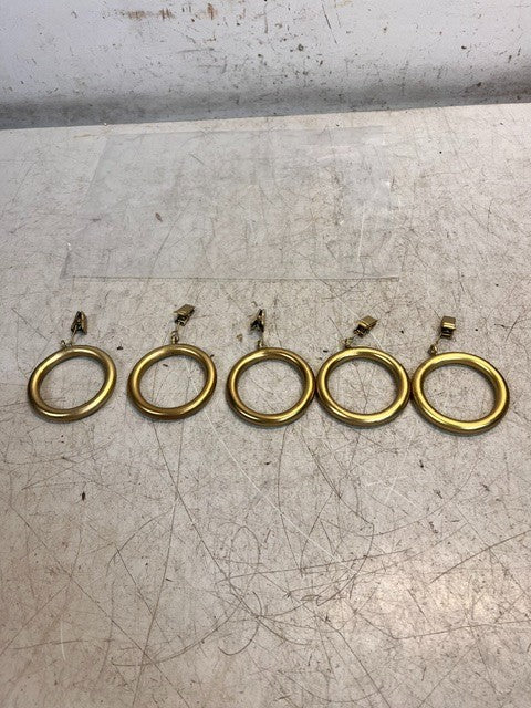 Clip Curtain Rings 2 Inch Set Of 5 Metal Drapery Hanging Rings For Widows