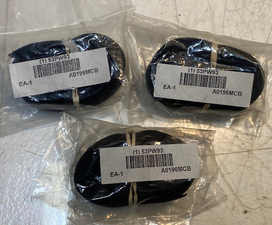 3 Qty of Grainger C" Strap, Polypropylene, Cam, Black, 53PW93, A0196MCB (3 Qty)