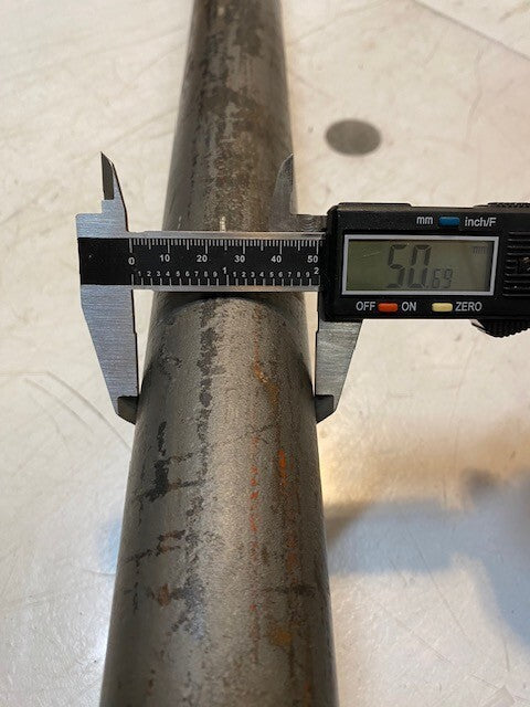 8-Lug Axle Shaft 2-R9326, B110-2, 3202R9118, 44-1/2" L 41-Spline 51mm Shaft Dia.