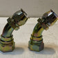 2 Quantity of A-16 Steel Hydraulic Hose Fittings 4-1/4" H 38mm Hex (2 Quantity)