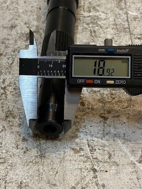 Shaft 13-3/4" Long 19mm End 34mm 32-Spline End