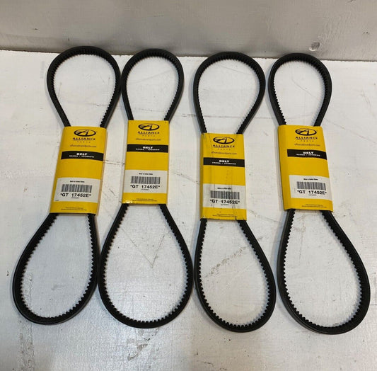 4 Qty of Alliance 1/2" Belt GT 17452E, I13740033, 1514SS (4 Quantity)