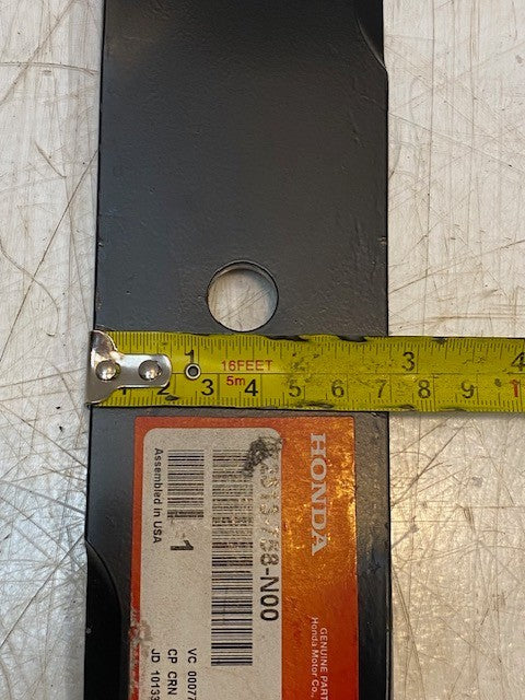 Honda 72513-758-N00 Lawnmower Rotary Single Blade 14" Long 2-3/4" Wide