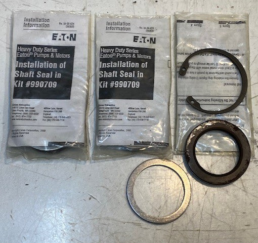 3 Quantity of Eaton 990709 Type Pump and Motor Shaft Seal Kits (3 Quantity)