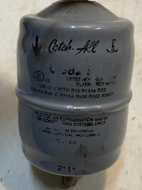 Catch-All 2111 Liquid Line Filter Drier 5-1/4" Long 10mm Ends 68mm OD