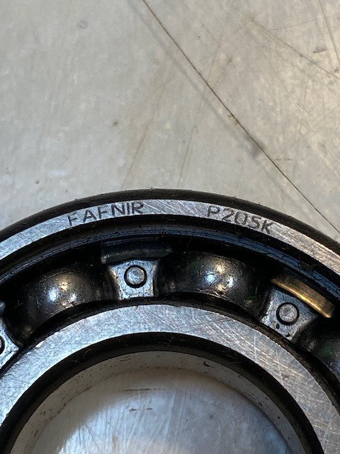 3 Quantity of Fafnir P205K Single Row Ball Bearings 52x25x15mm (3 Quantity)