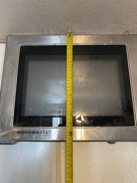 Menumaster Microwave Door 17" x 12-1/2" USED