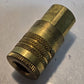 5 Quantity of 1/4" Quick Connect Couplings 1/4" FPT 19mm Hex (5 Quantity)