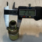 3 Quantity of Gates Hydraulic Hose Fittings 8PD0C 21mm Thread 32mm OD (3 Qty)