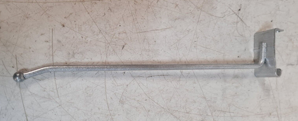 4 Quantity of Pair of Aluminum Alloy Hooks For Stores 8" Length (8 Units Total)