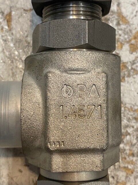 Eckventil Hydraulic Ball Valve 7-1/2" Long PA1.4571 | D3.0 | 193098574