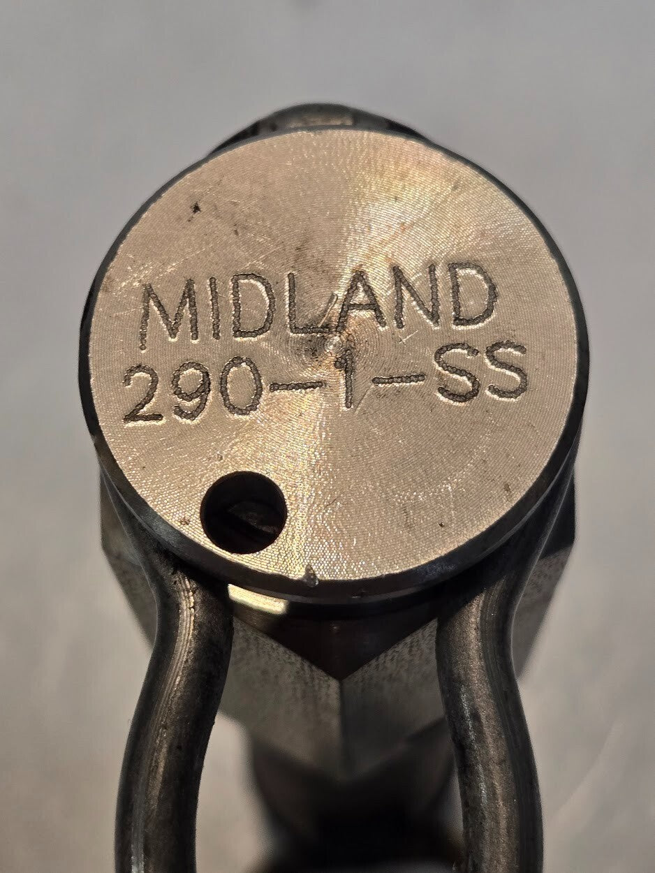 Midland 290-1-SS Body Cap | 6" Length | 3/4" NPT | 31.5mm Hex