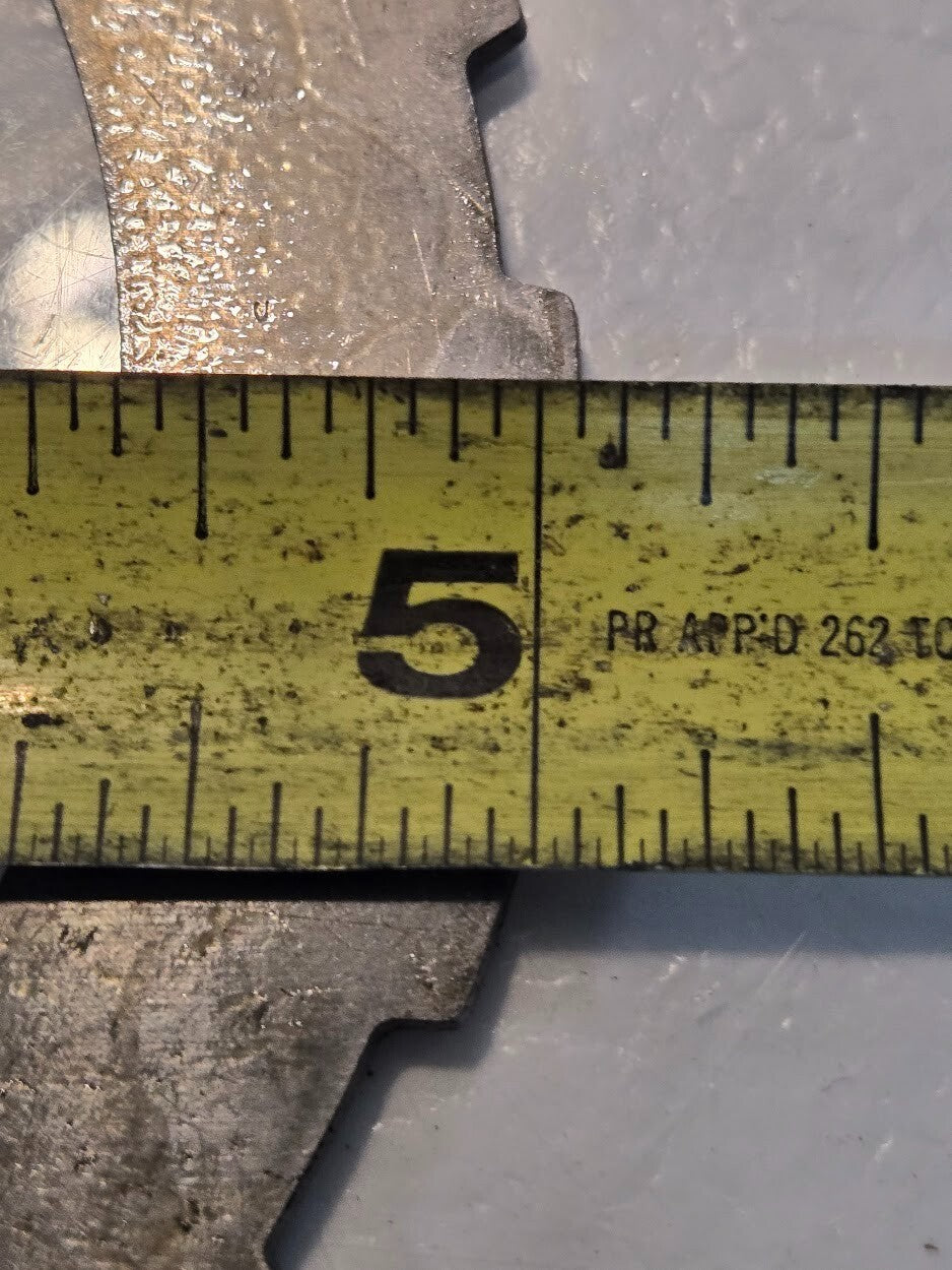 25 Quantity of 20 Tooth Clutch Plates 5-1/16" OD 93.4mm ID 2mm Thick (25 Qty)