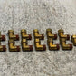 13 Quantity of Parker Brass Compression Fluid Connectors VS169CA-8-6 (13 Qty)