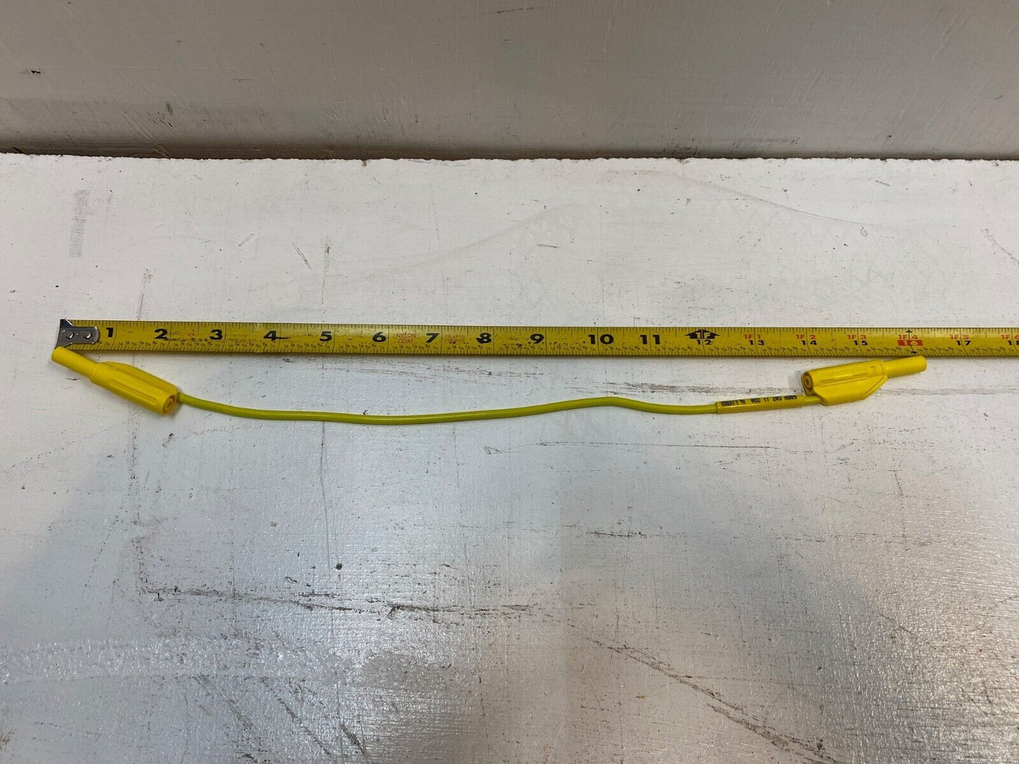 16 Quantity of CAT Yellow Connection Leads 16" L, 8951-20, D-61158 (16 Qty)