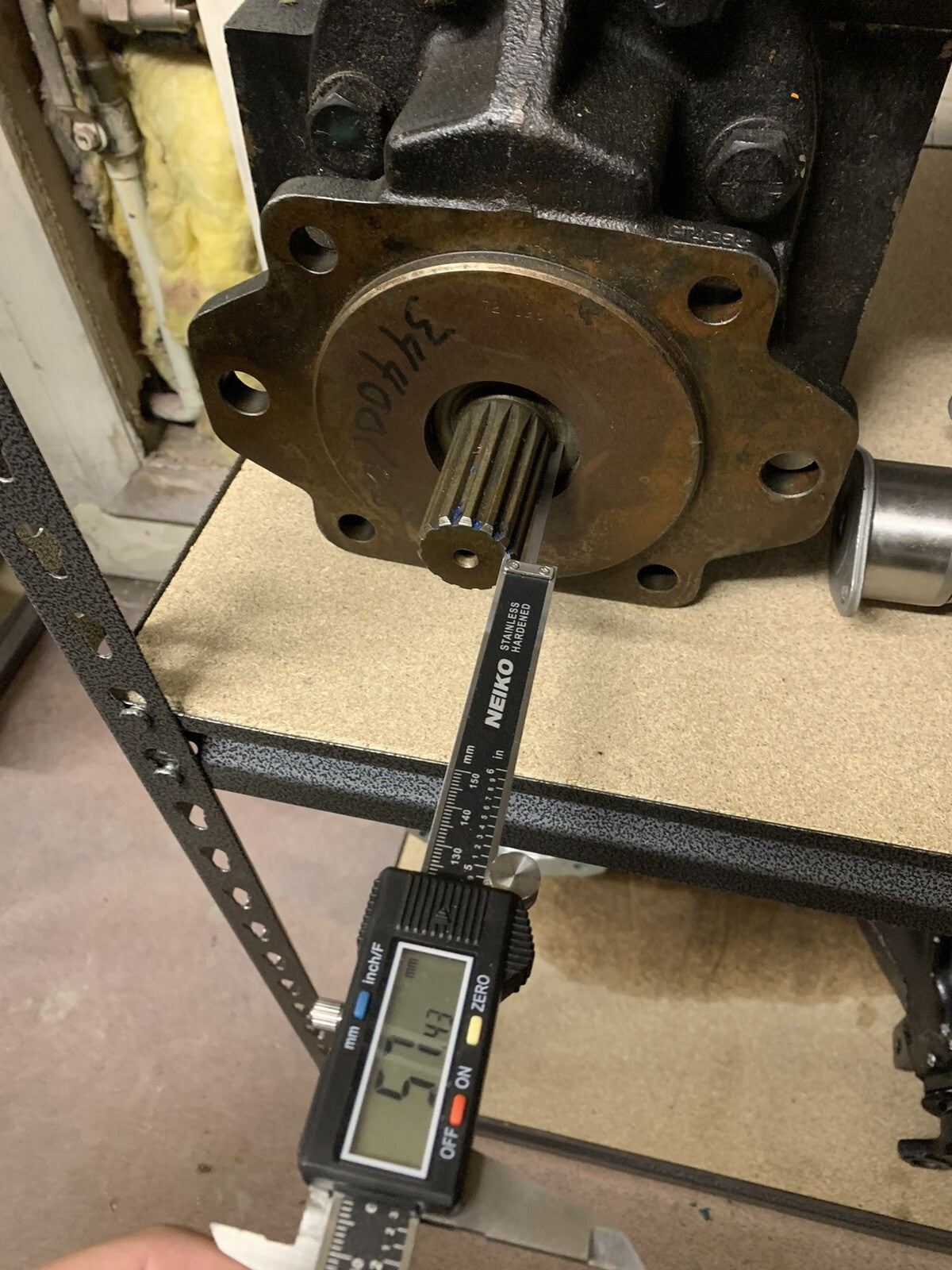 Geartek Hydraulic Pump PGT-5878 / GT4386 | 14 Spline | Measurements Pictured