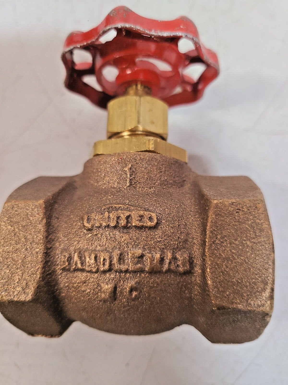 United Brass Works 1" Globe Valve 200 WOG