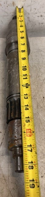 Hydraulic Pump Shaft 18-3/8 In Long Steel Drive Shaft Industrial 1329902C1-9E