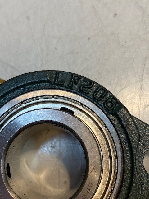 2-Bolt Flange F206 w/ SB206-18 Insert Bearing 28mm Bore 12mm Bolt Holes