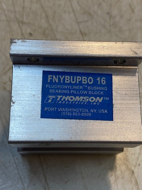 Thomson Linear Bearings FNYBUPB016A Open Linear Round Shaft Pillow Block Bearing