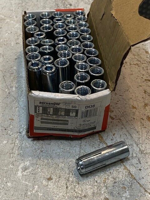 46 Quantity of Aerosmith DI38 Carbon Steel Drop-Ins 3/8" DST38 (46 Quantity)