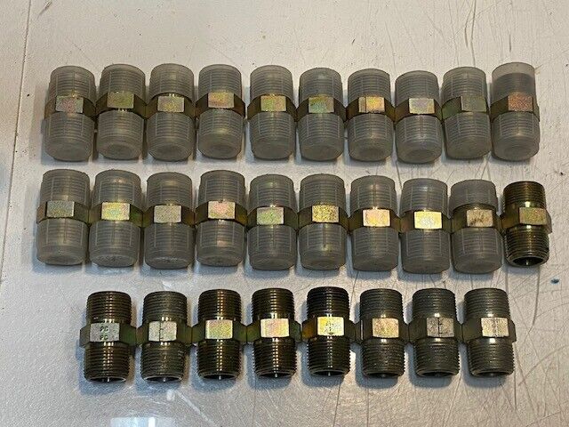 28 Quantity of PC Male to Male Hex Nipples 21 | 27mm Thread 29mm OD 18mm ID