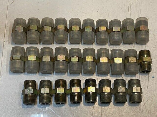 28 Quantity of PC Male to Male Hex Nipples 21 | 27mm Thread 29mm OD 18mm ID