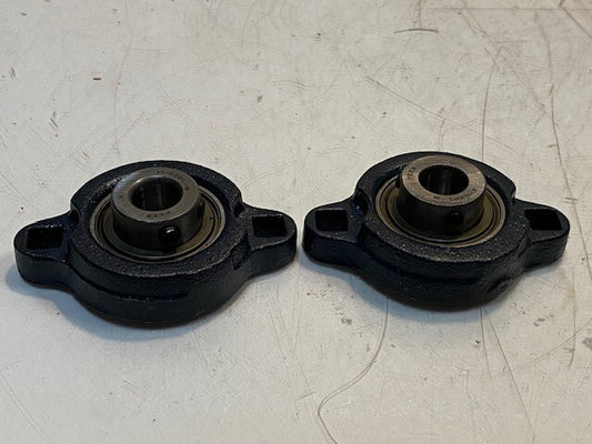 2 Qty of Peer 2-Bolt Flange FX203 Insert Bearings FHS201-8 | 13mm Bore (2 Qty)