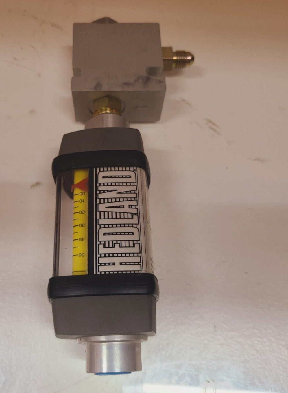 Hedland Mechanical Flowmeter H201A-005 & Manifold Valve 7024640 | FC08-20F V-C10