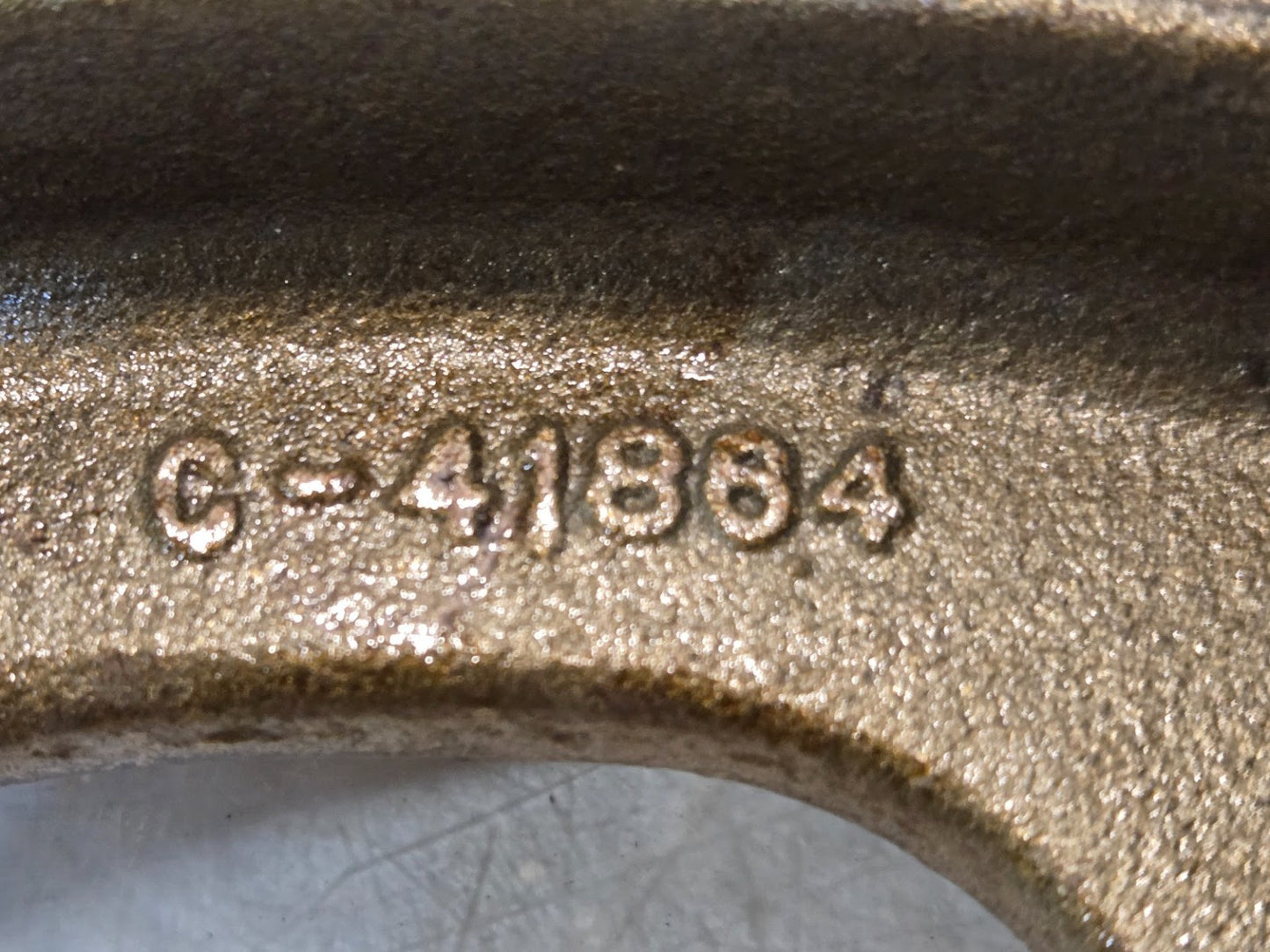 Brake Shoe C-41864 for Caterpillar | 11" x 1-3/4" Shoe Size | 8-1/4" Pad Length