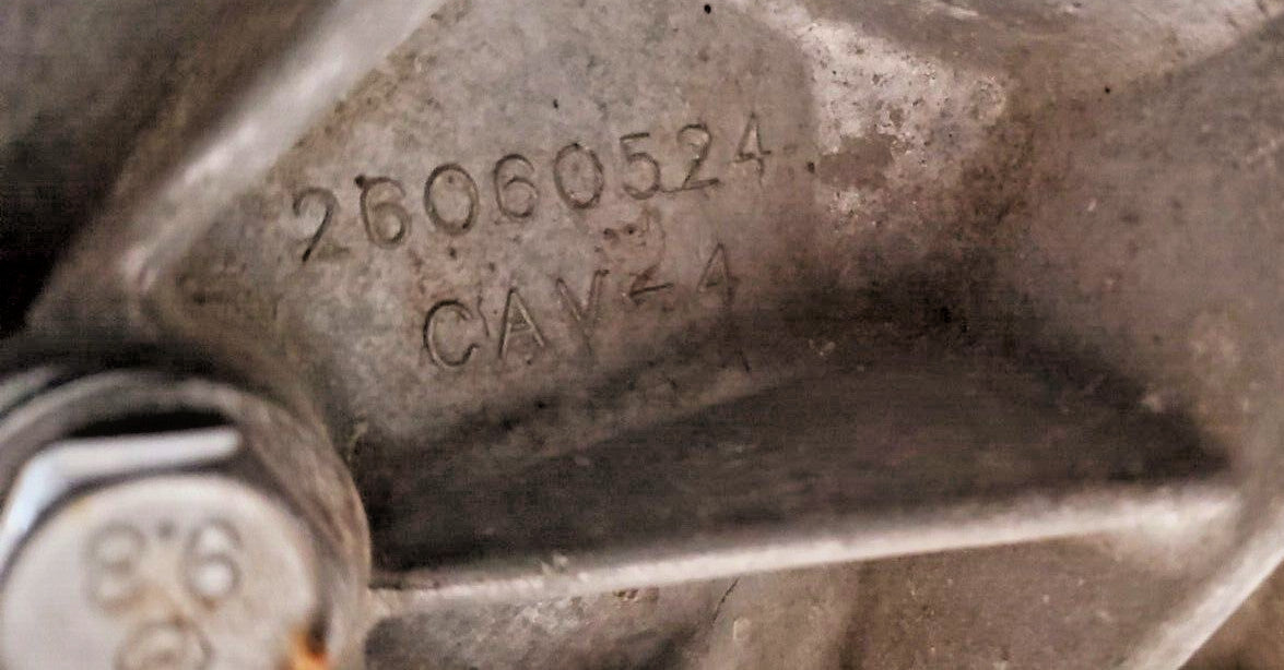 Front Axle Differential GM 2606524 | CAV-4 | 260611670-6 | 2179 | 2563