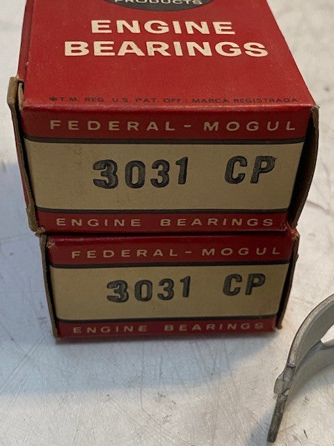 2 Quantity of Federal Mogul Engine Bearings 3031CP Pack of 2 (4 Pieces Total)