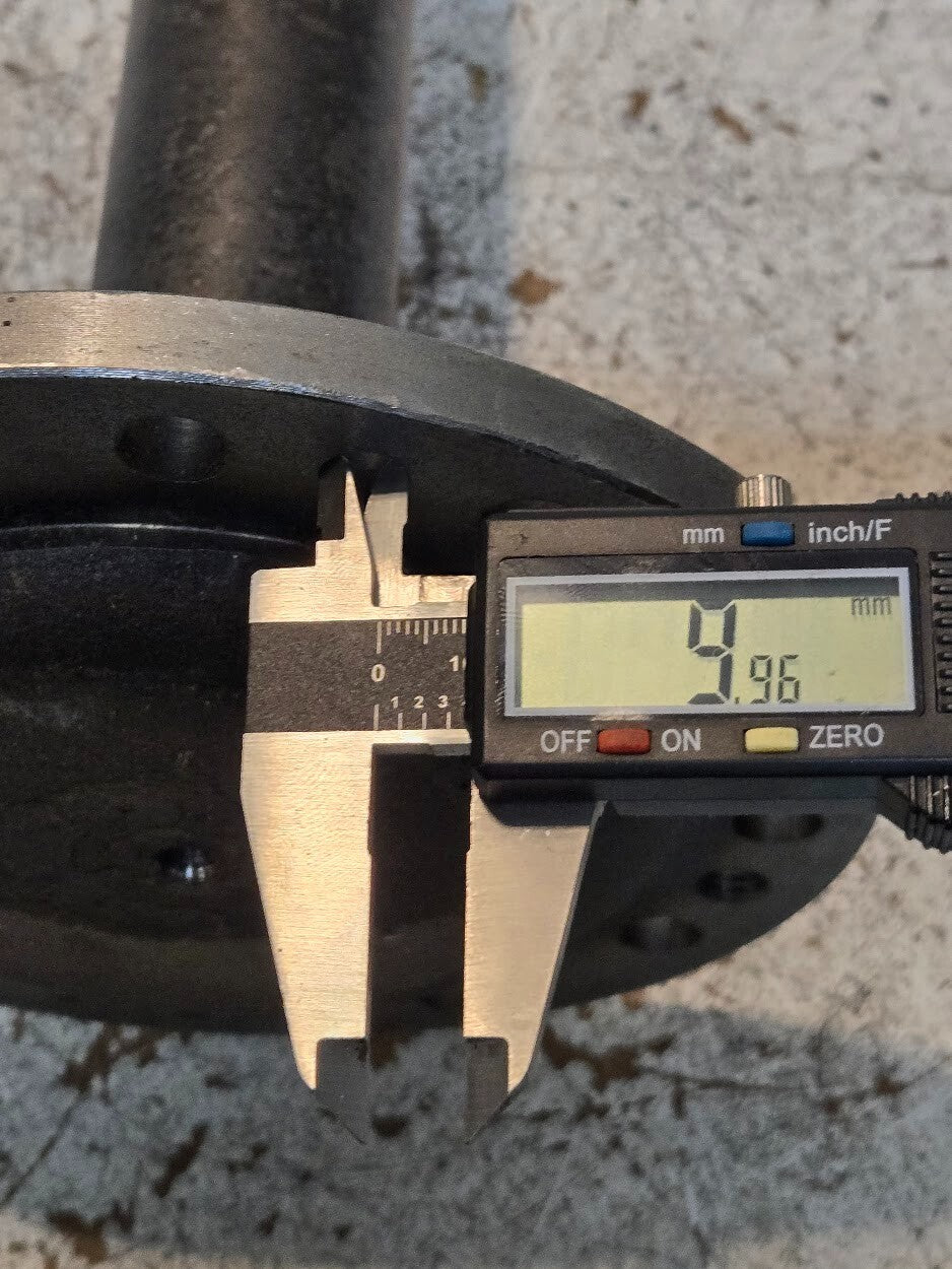 Driveshaft 18 1/2" Length 7 3/8" Hub Diameter 2 3/4" Shaft Diameter