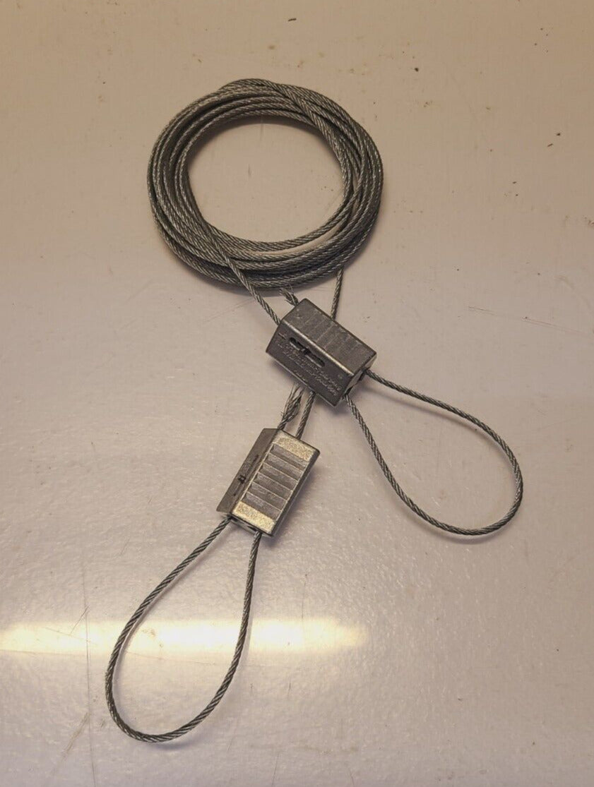 4 Qty. of Rize 100 Fasteners 10' Looped Cable Hanging 10' Long  (4 Qty)