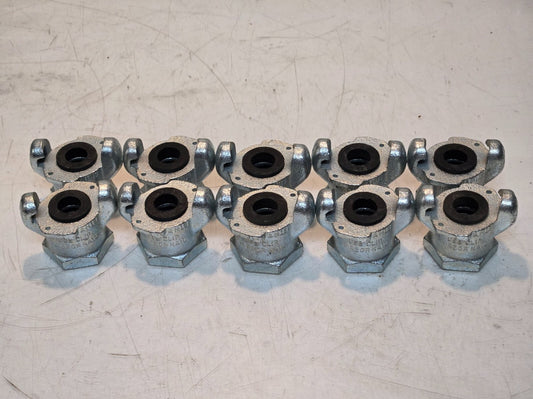 10 Quantity of Dixon AM13 Air King Universal Hose End Couplings 1" FNPT (10 Qty)