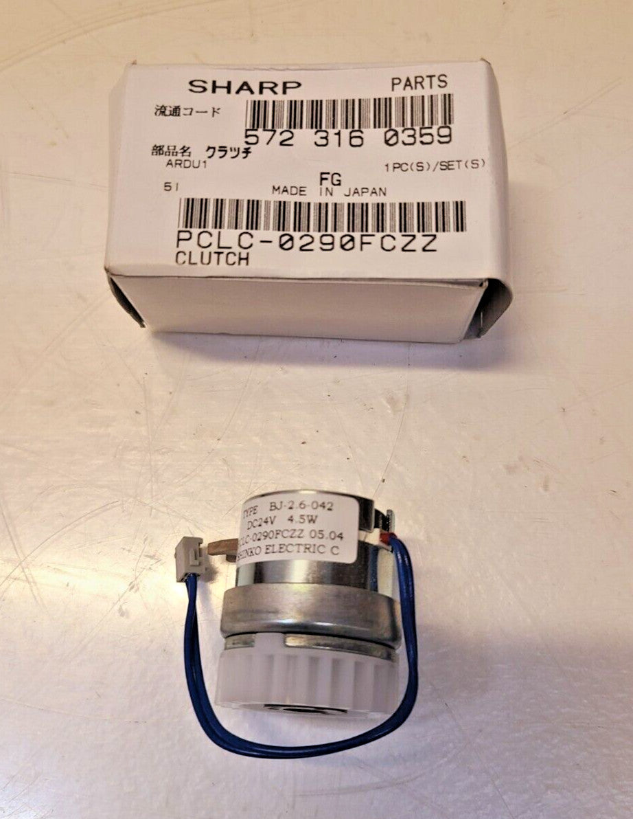 Sharp Shinko Electric Clutch PCLC-0290FCZZ | BJ-2.6-042 | DC24V 4.5W