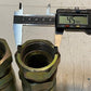 2 Qty of Hydraulic Crimp Female Hose Swivel Hex Fittings 24E | 624 |5" H (2 Qty)